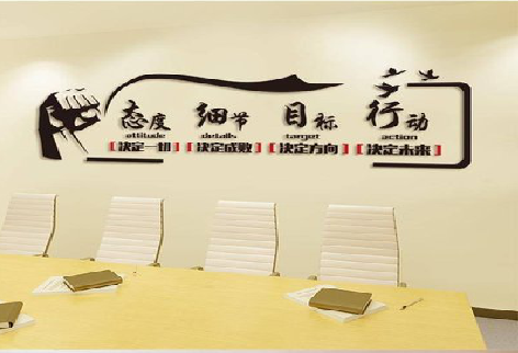 商水企业文化墙主要展示什么？