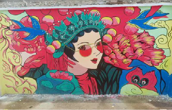 商水墙体彩绘-网红墙