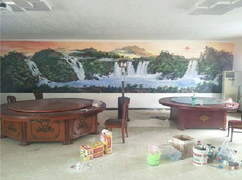 商水墙绘-写实风景