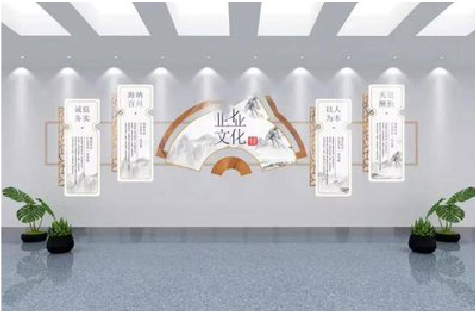 商水企业文化墙设计的核心要素。