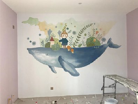 商水手绘墙的特点及优势。