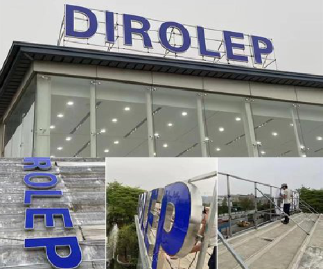 商水楼顶发光字安装的注意事项。